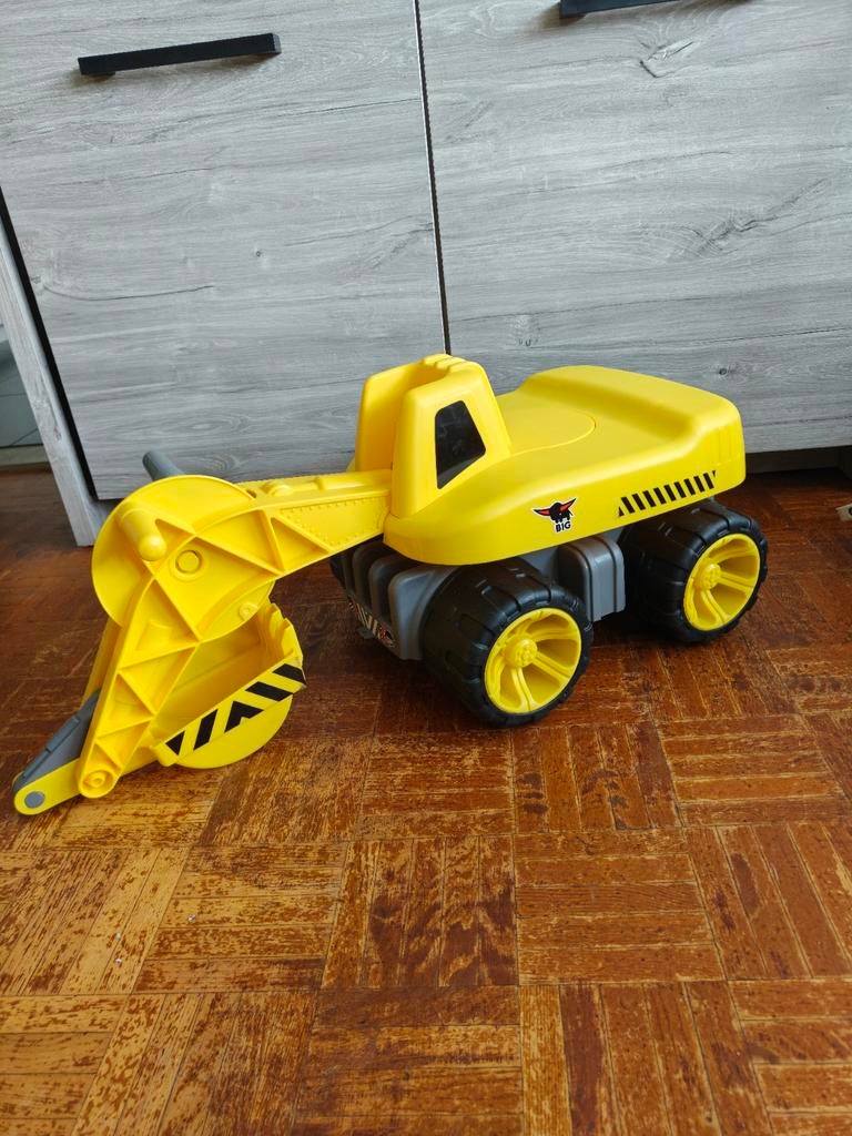 Power Worker Maxi Graafmachine - Loopauto - Werkvoertuig, Kinderen en Baby's, Ophalen, Gebruikt, Overige merken, Vrijloopautomaat