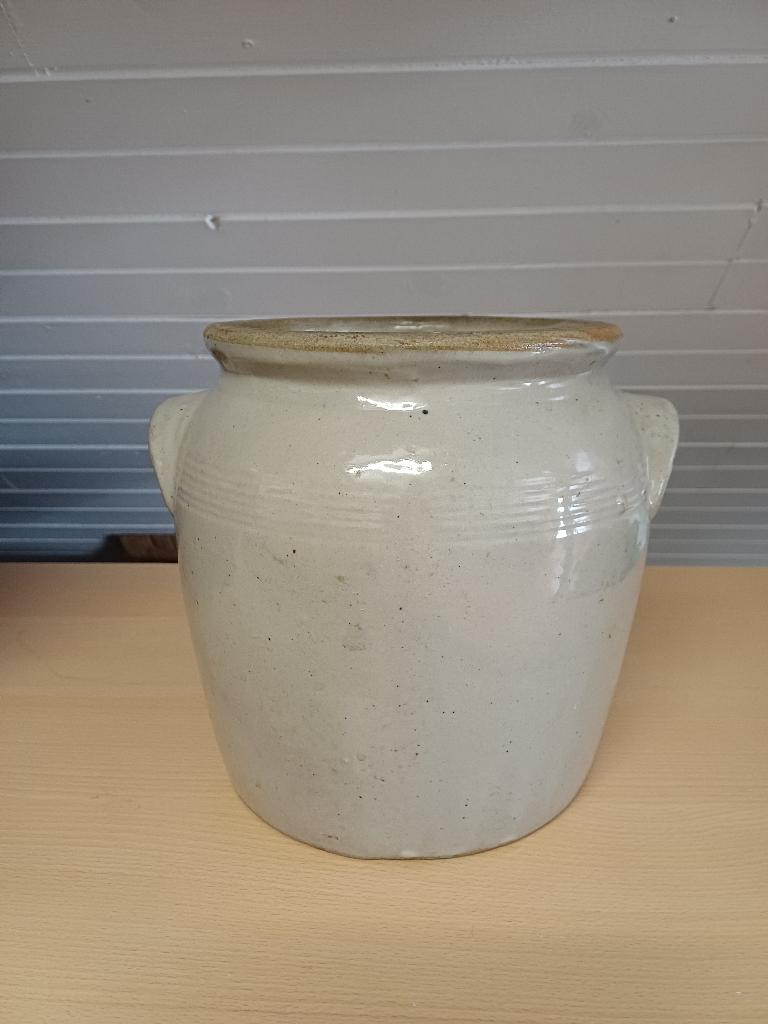 antieke franse vet potten keramiek ceramic, Ophalen