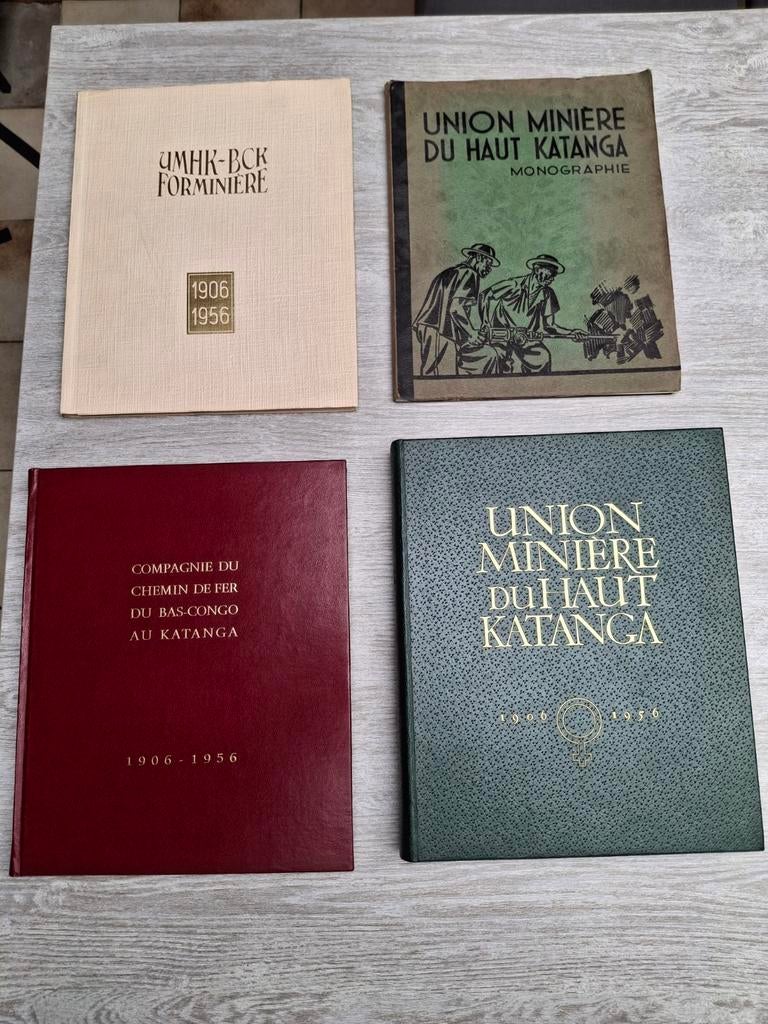 Union minière du Haut-Katanga Bass Congo Forminiere UMHK BCK, Livres, Atlas & Cartes géographiques, Enlèvement
