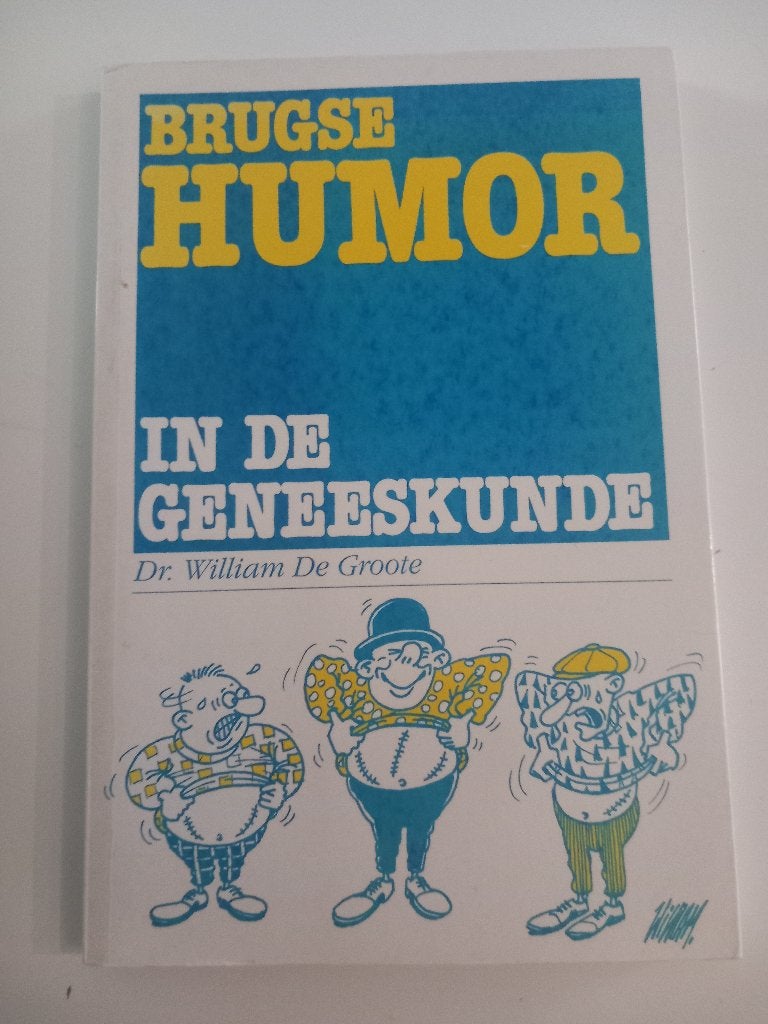 Boek Brugse Humor in de Geneeskunde Brugge Cartoon Arts, Ophalen of Verzenden