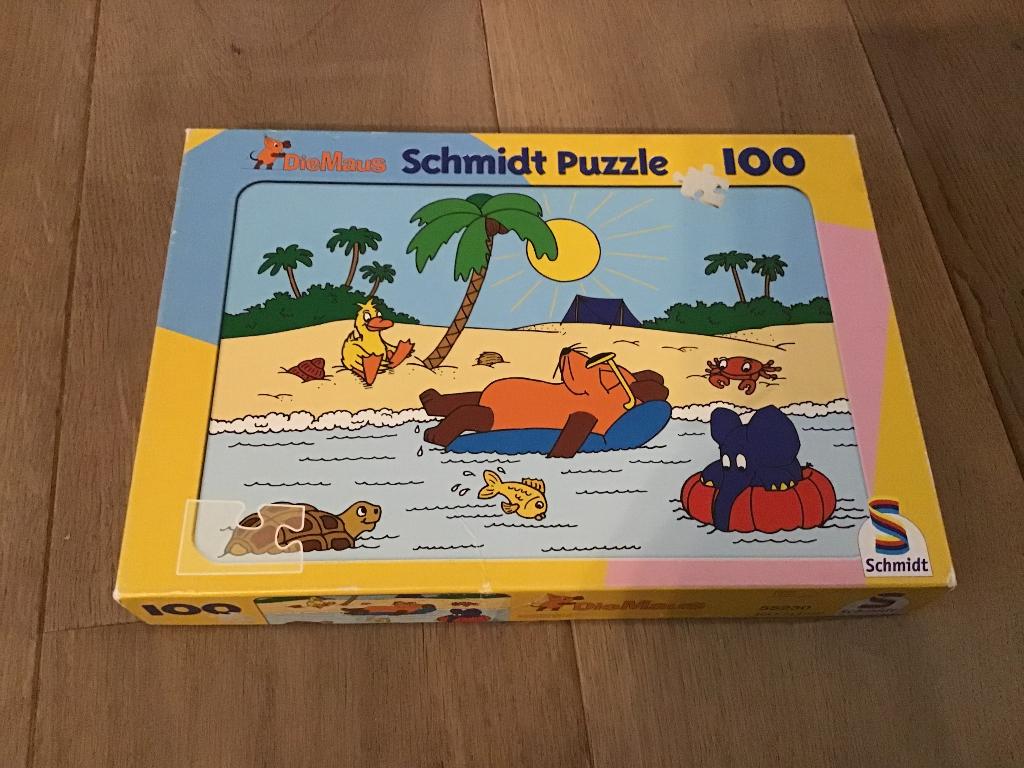 Puzzel - Schmidt - 100 stukken - Strand, Enlèvement ou Envoi, Plus de 50 pièces, Utilisé, 6 ans ou plus