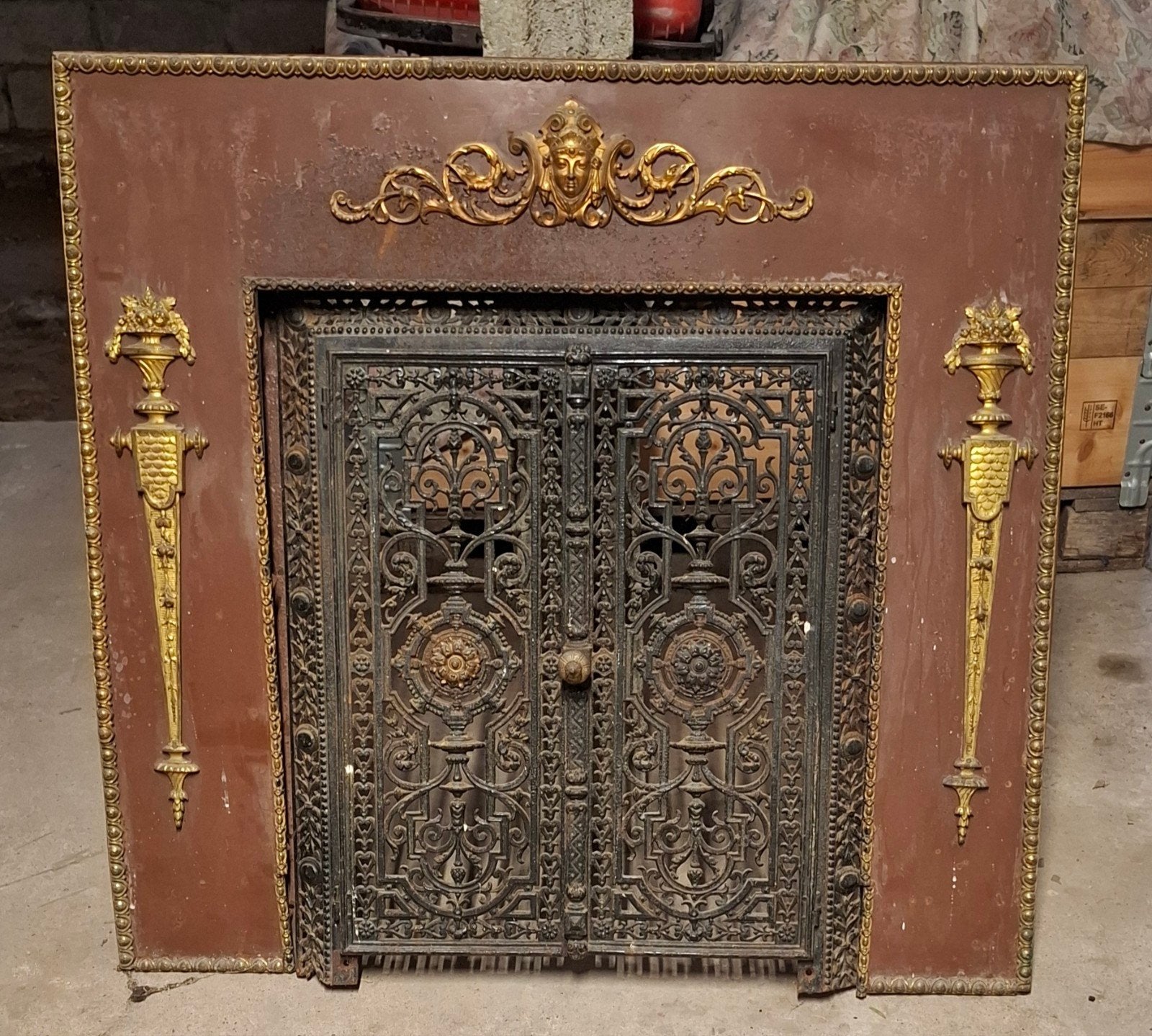front van oude kachel/ stoof, Huis en Inrichting, Haarden, Ophalen