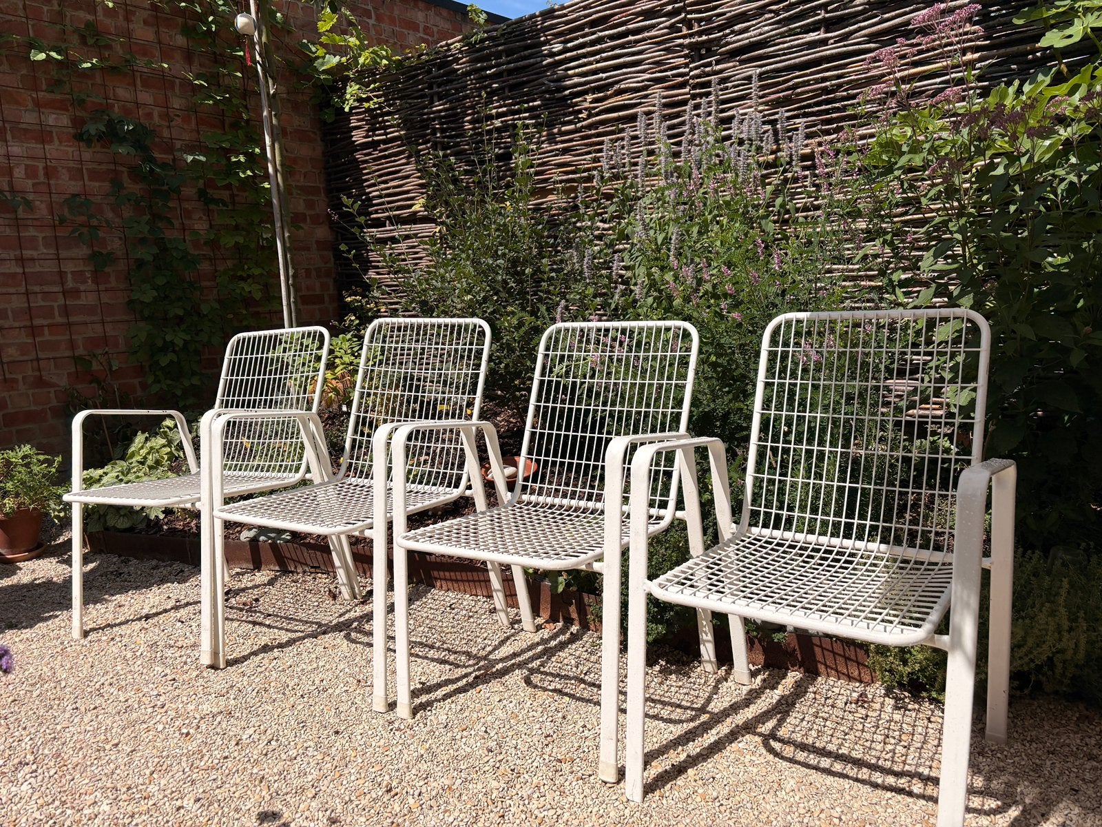 Chaises vintage EMU Rio - lot de 2 ou 4 - Années 60/70, Enlèvement, Utilisé