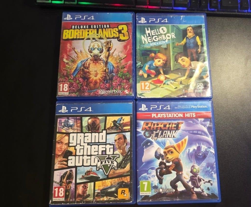 PS4 Game MEGA PAKKET (3 Games + 1 GRATIS) - 100% GETEST, À partir de 7 ans, Autres genres, Enlèvement, 3 joueurs ou plus
