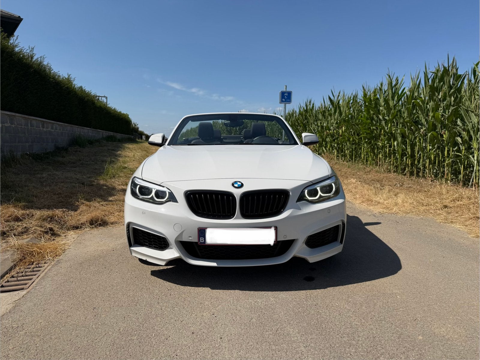 Bmw 218 IA, Autos, BMW, Particulier, Série 2, Climatisation automatique, Essence, Cabriolet, Automatique, Blanc, Noir, Cuir, Enlèvement