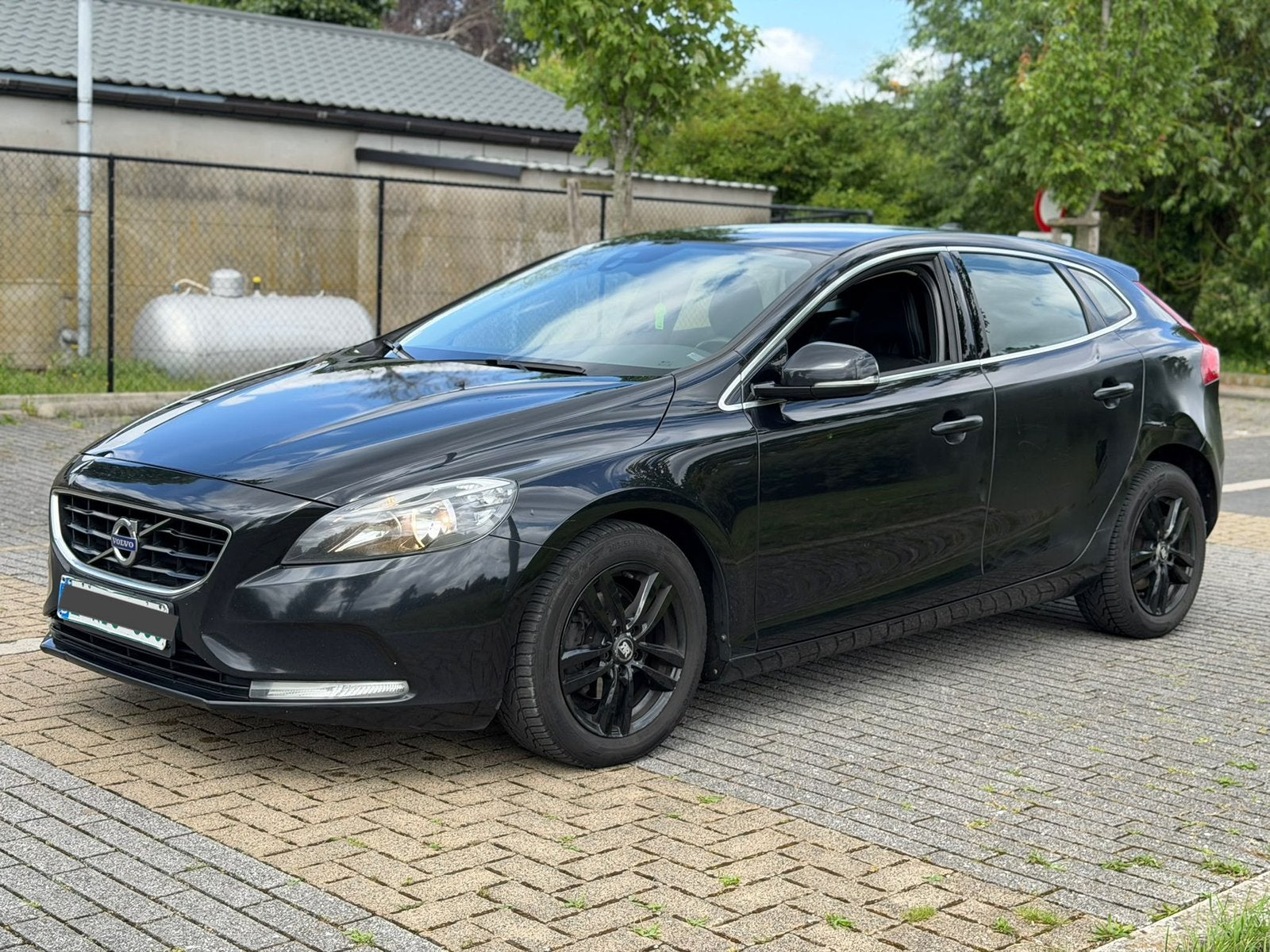 Volvo V40 1.6 D2 Bj12/2015 Pre Facelift! 214.000km's! EURO 5, Auto's, Volvo, Euro 5, Zwart, Bedrijf, 5 deurs