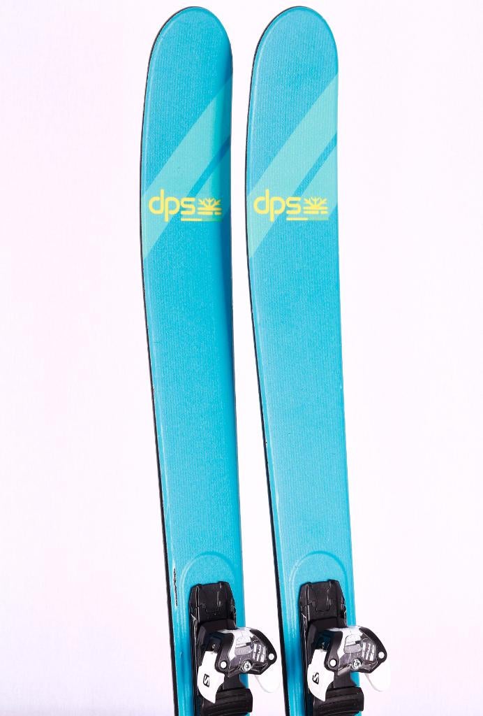 163 freeride ski's DPS YVETTE A100, blue, carbon, Gebruikt, Carve, Salomon, Ophalen of Verzenden