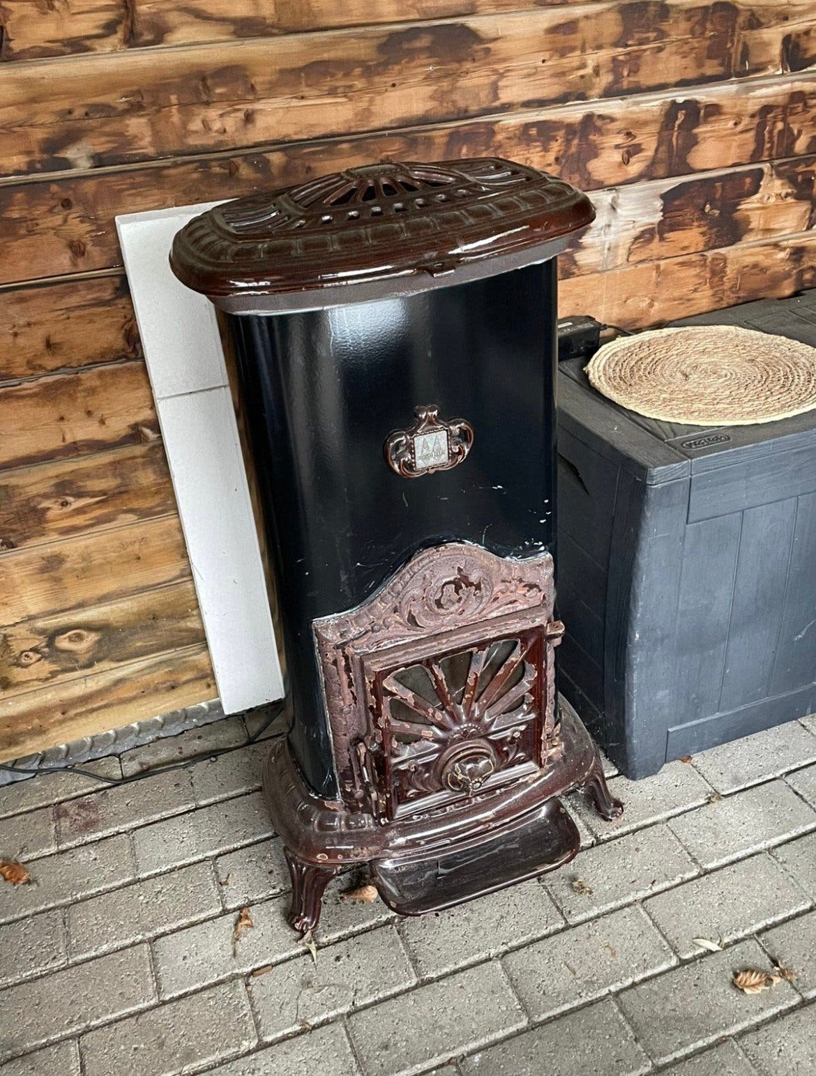 Kachel hout of steenkool, Ophalen, Zo goed als nieuw, Hout
