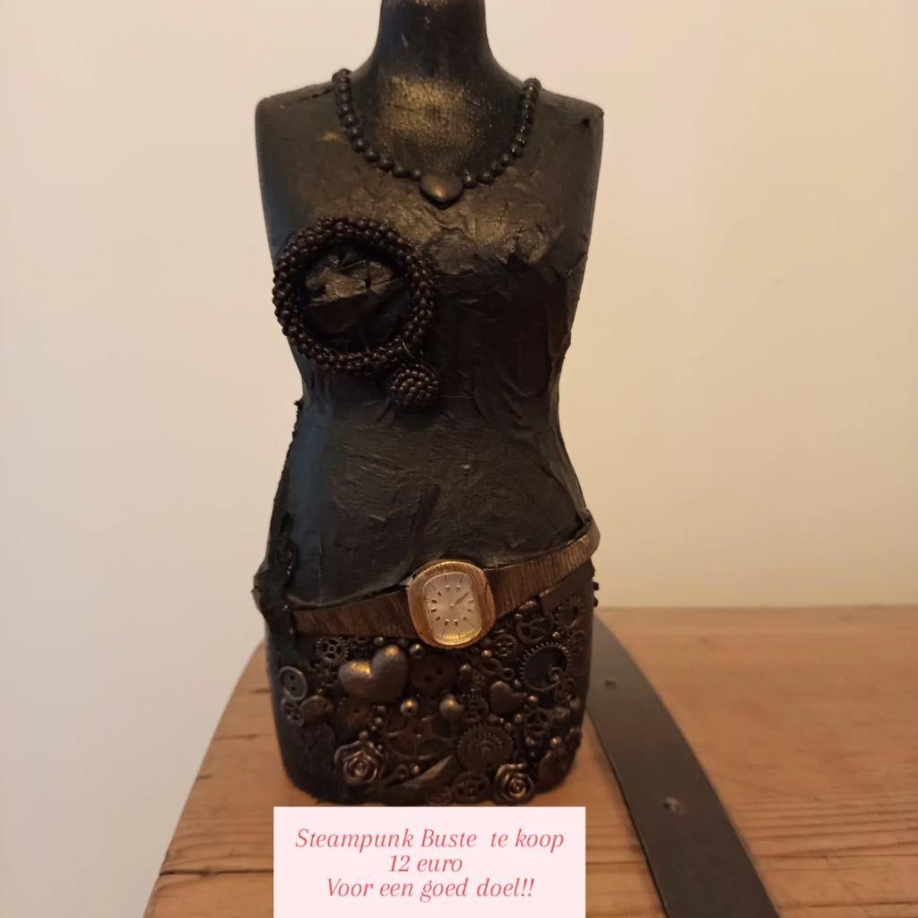 Steampunk Damesbuste, handgemaakt., Ophalen of Verzenden, Nieuw