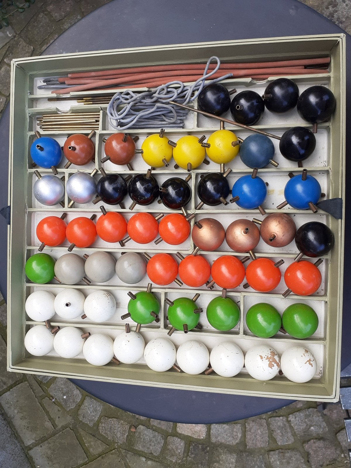 Cento atomic set - oude houten atomen, Ophalen of Verzenden