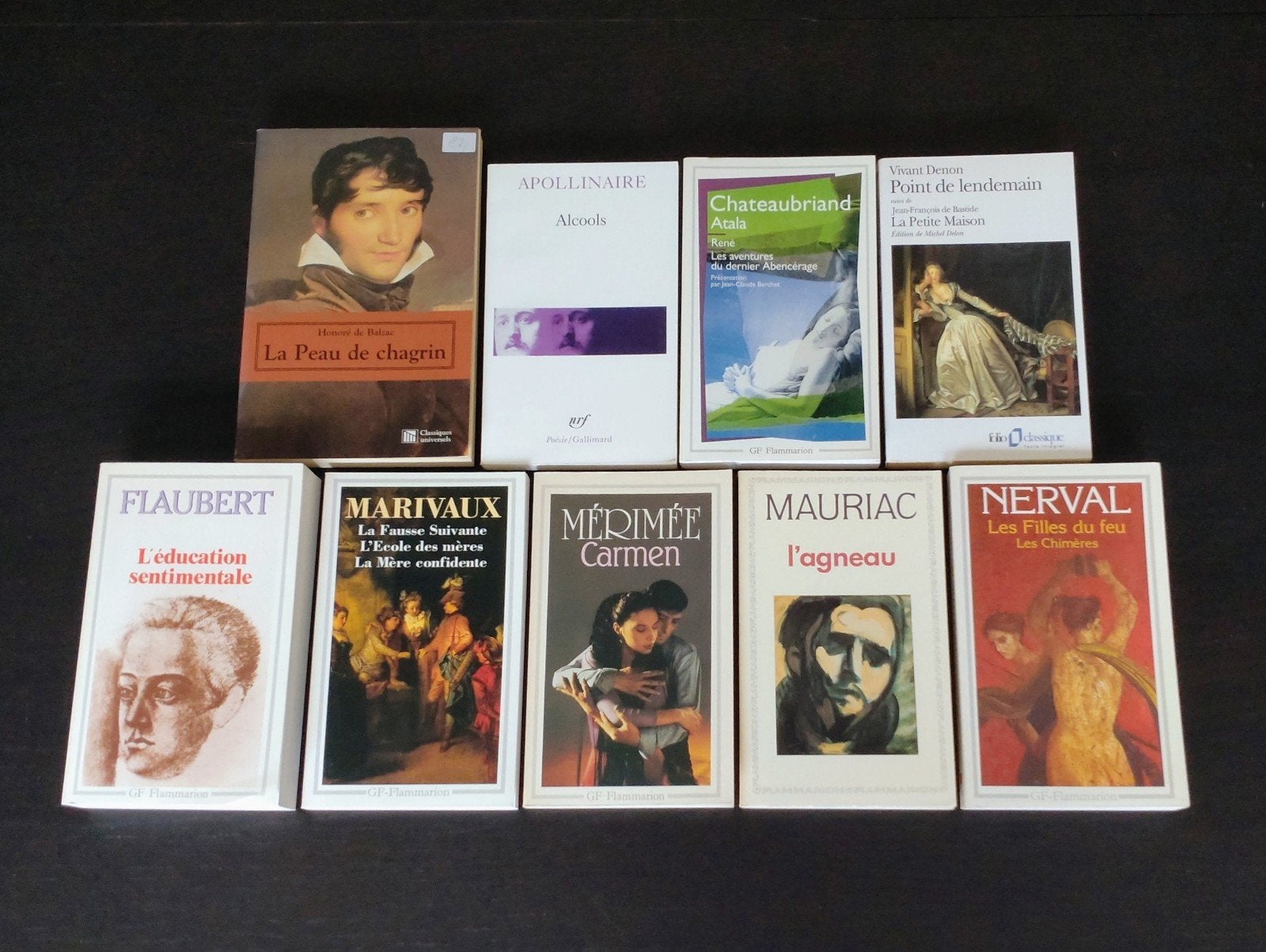 Romans français, partie 2 : classiques, Enlèvement, Comme neuf