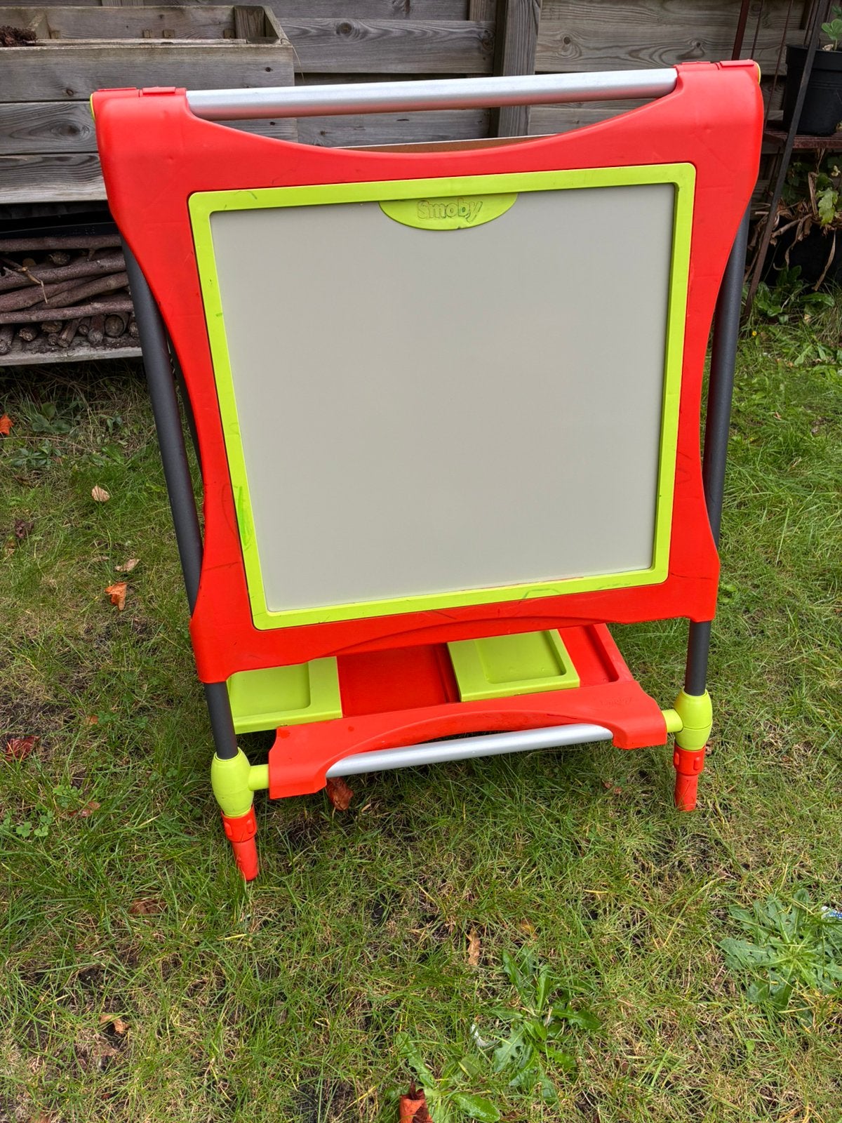 Smoby tekenbord krijtbord/witbord, Ophalen, Gebruikt