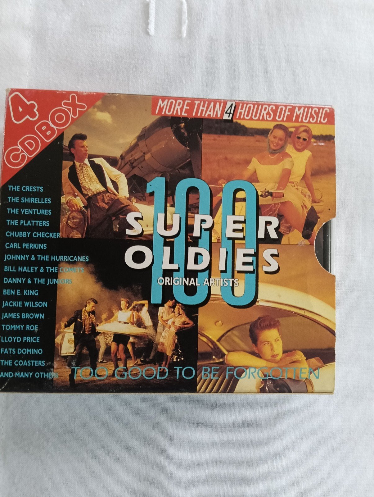 Cd box 4 stuks, Cd's en Dvd's, Cd's | Verzamelalbums, Ophalen of Verzenden, Zo goed als nieuw, Dance en House, Boxset