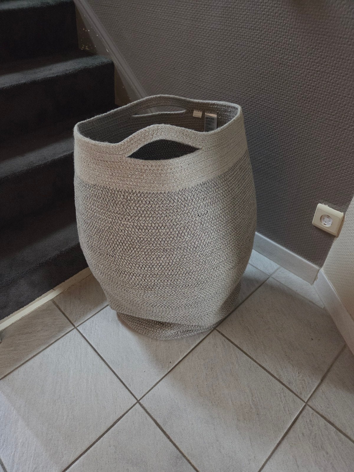 Wasmand in stof, Enlèvement, Panier à linge