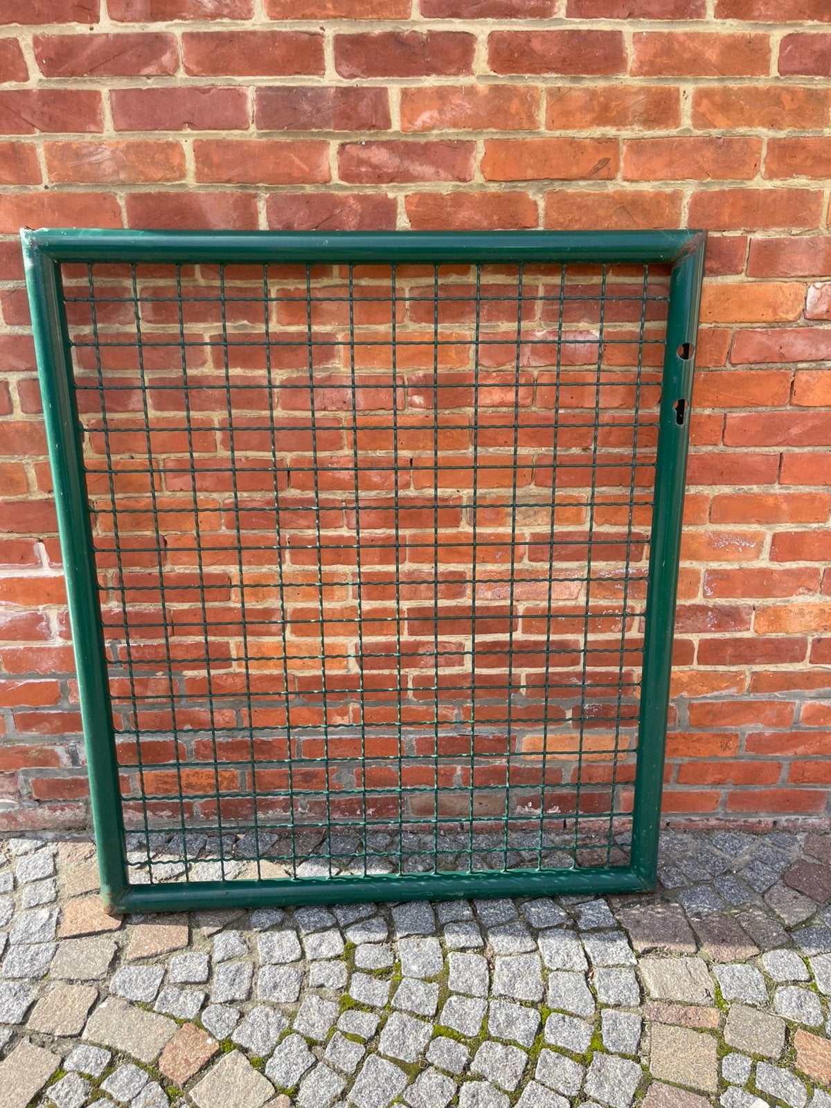 Poortje bekaert groen, Tuin en Terras, Ophalen, Gebruikt, IJzer, Enkelstaafmat hekwerk