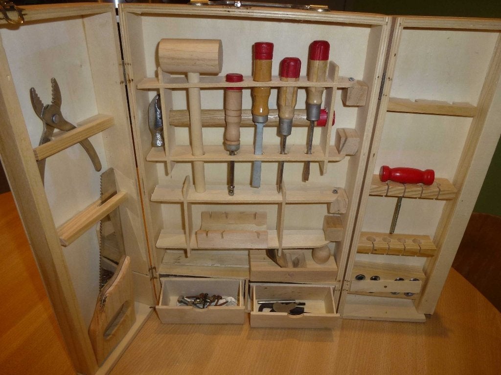 coffret jouet outils menuisier- enfant, Kinderen en Baby's, Speelgoed | Houten speelgoed, Ophalen of Verzenden, Gebruikt