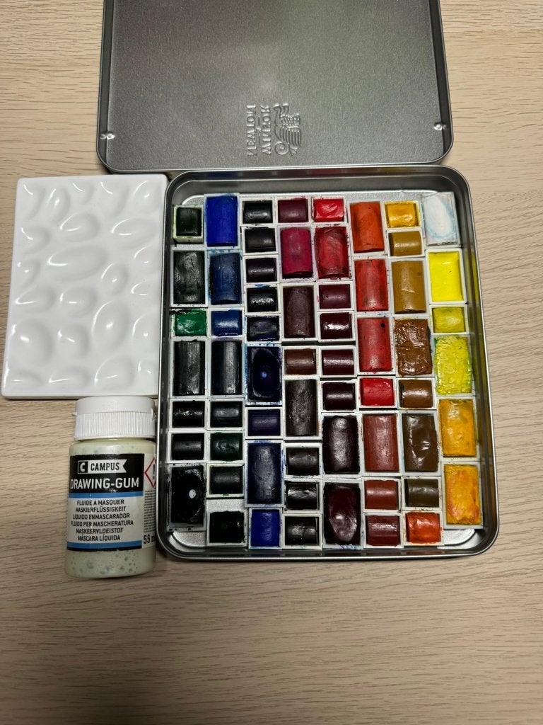 Winsor & Newton Cotman waterverf, Enlèvement ou Envoi, Utilisé, Aquarelle