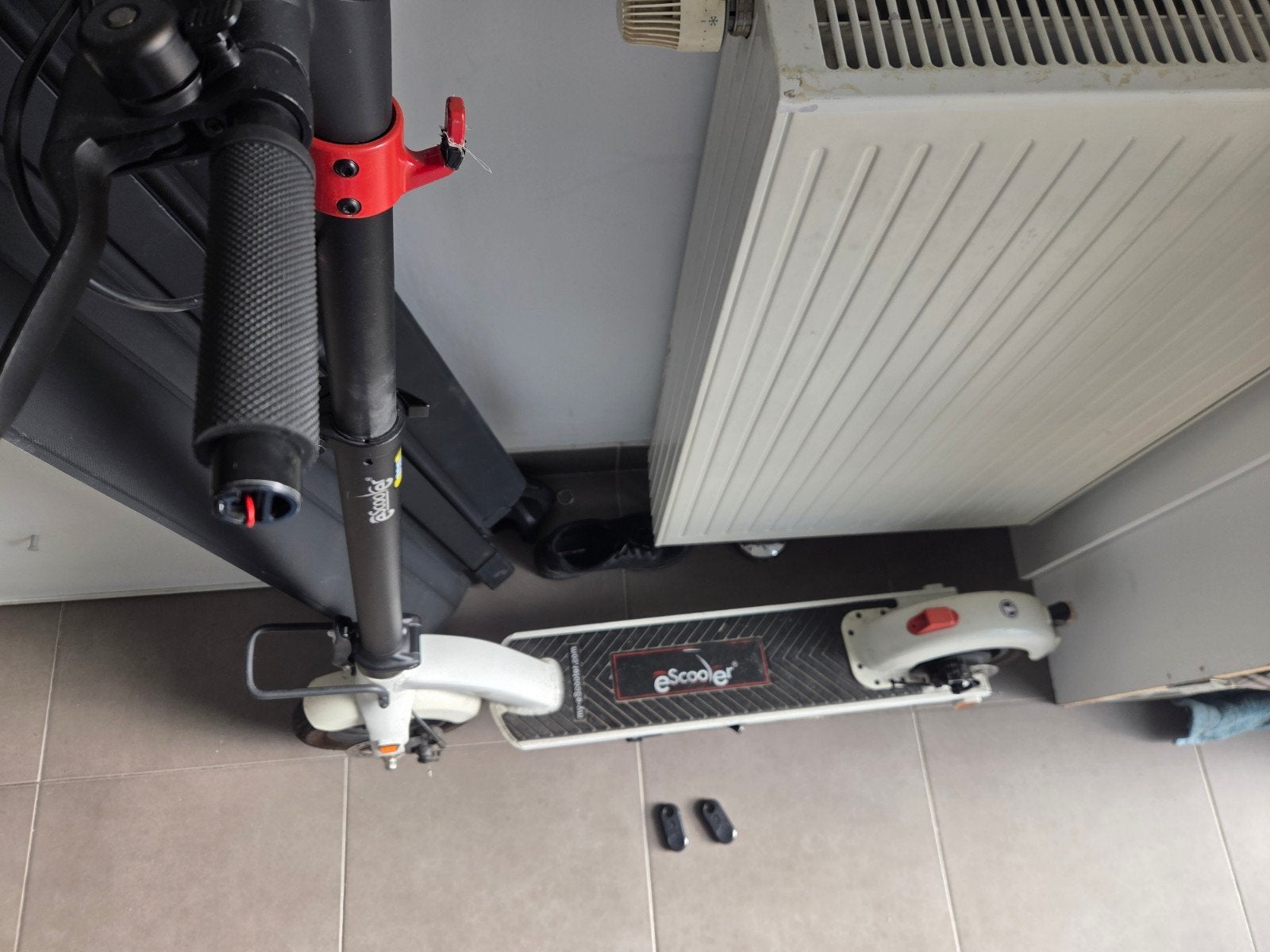 elektrische scooter eScooter, Ophalen