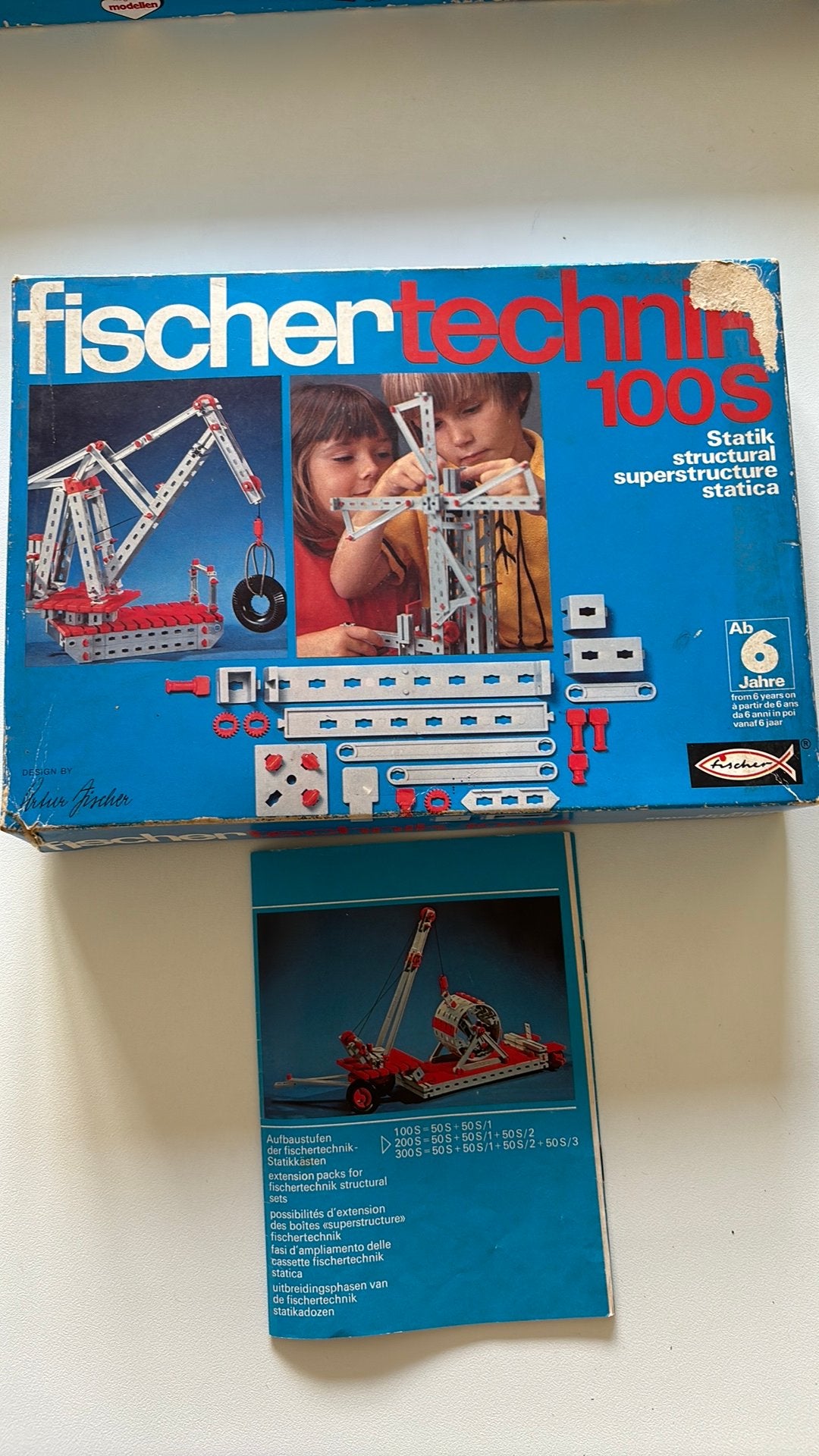 Fischertechnik 100s, Ophalen, Gebruikt, Bouwen