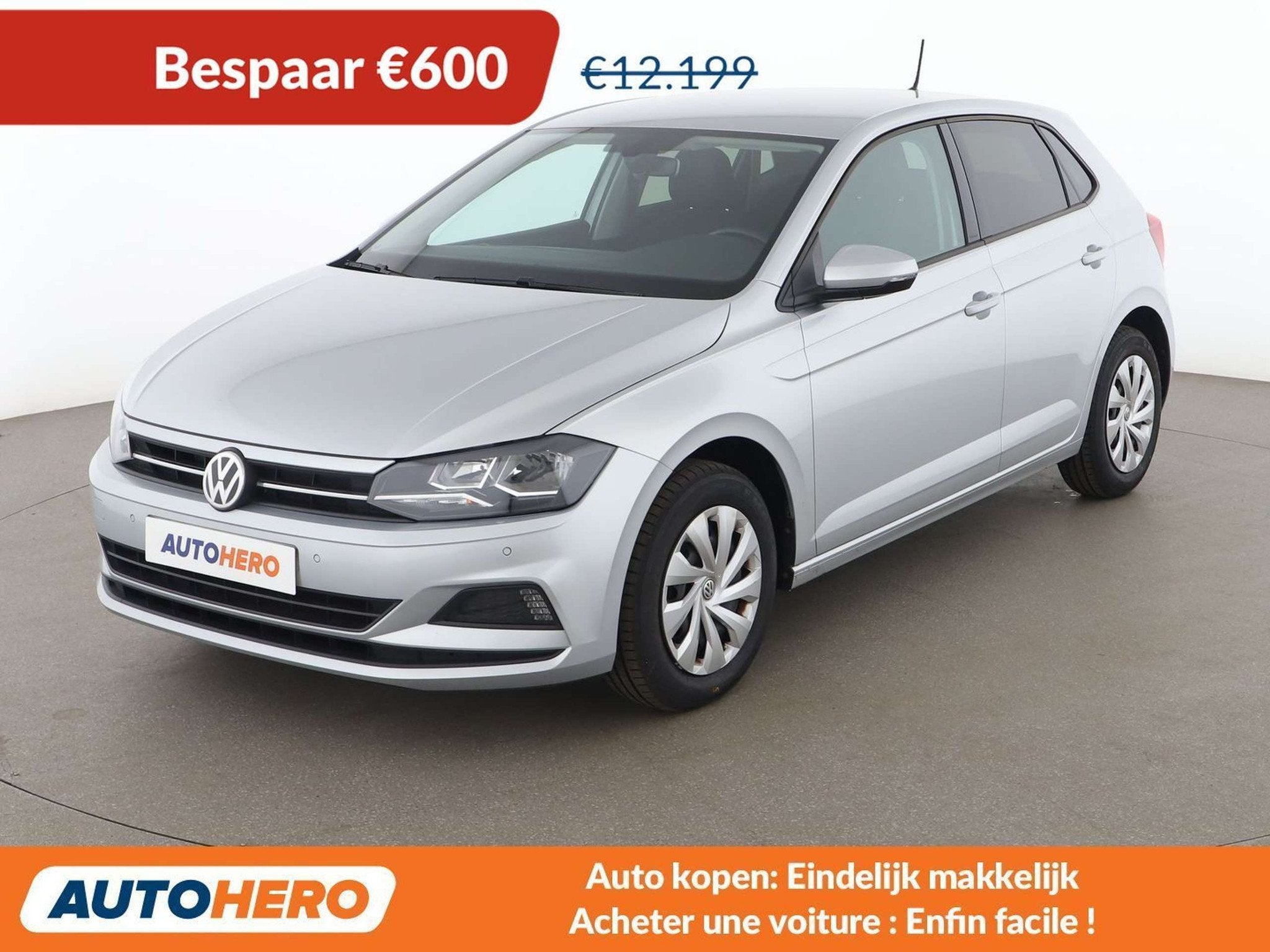 Volkswagen Polo 1.0 TSI Comfortline, Autos, Argent ou Gris, Achat, 1145 kg, Euro 6