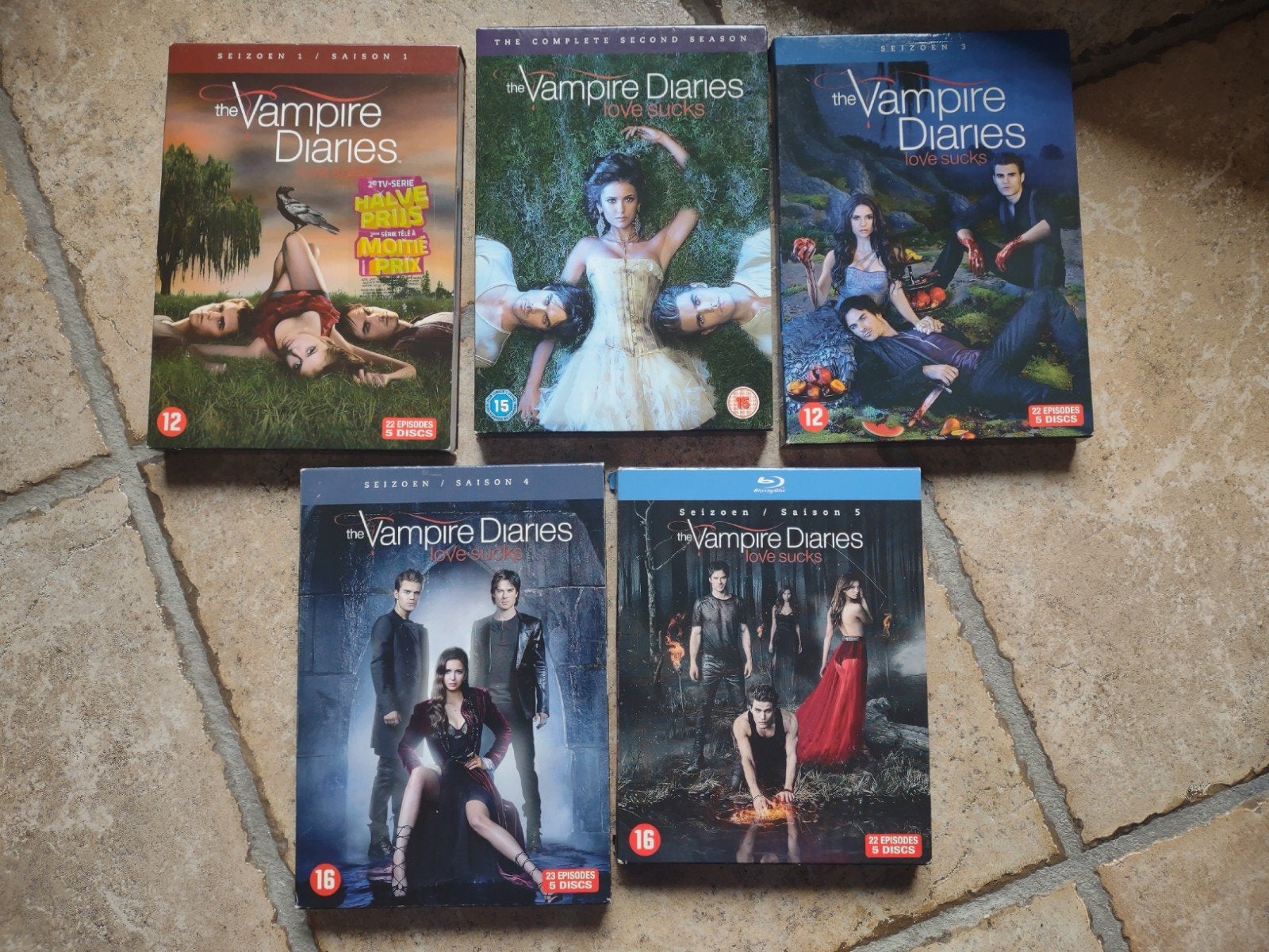 The Vampire Diaries Seizoen 1-5 DVD/Blu-ray Collectie, Cd's en Dvd's, Ophalen of Verzenden, Seizoen 1