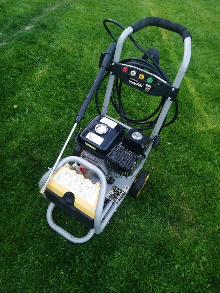 Powerplus benzine hogedrukreiniger, Ophalen, Zo goed als nieuw, Benzine, Powerplus