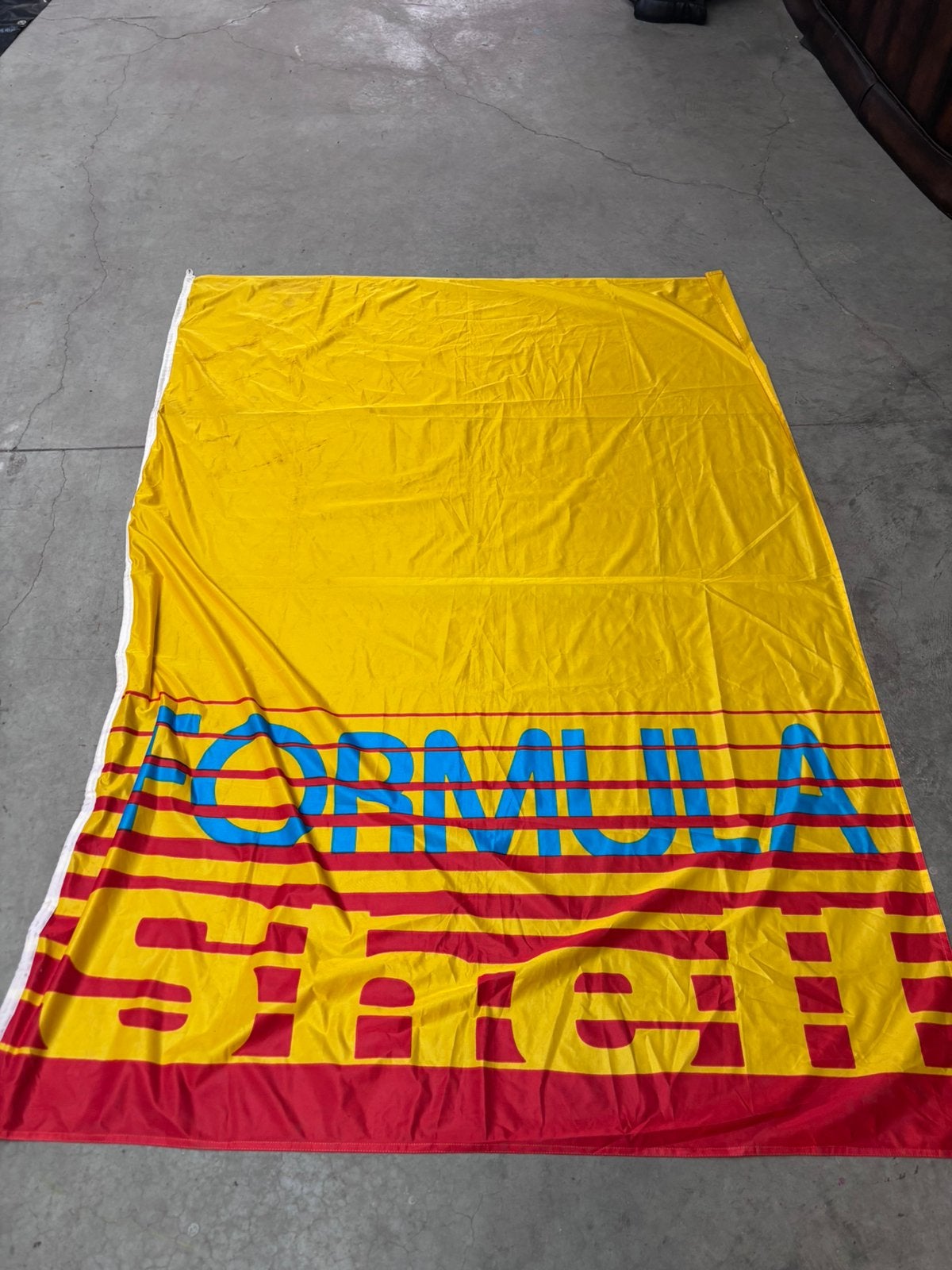 Grote shell vlag mancave, Ophalen, Zo goed als nieuw