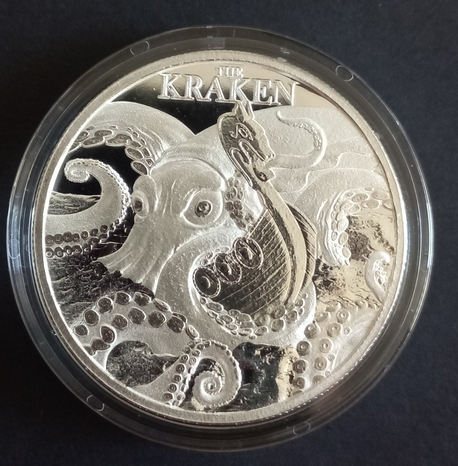 Niue 2026 1 oz 999 zilver The Kraken, Verzenden, Zilver