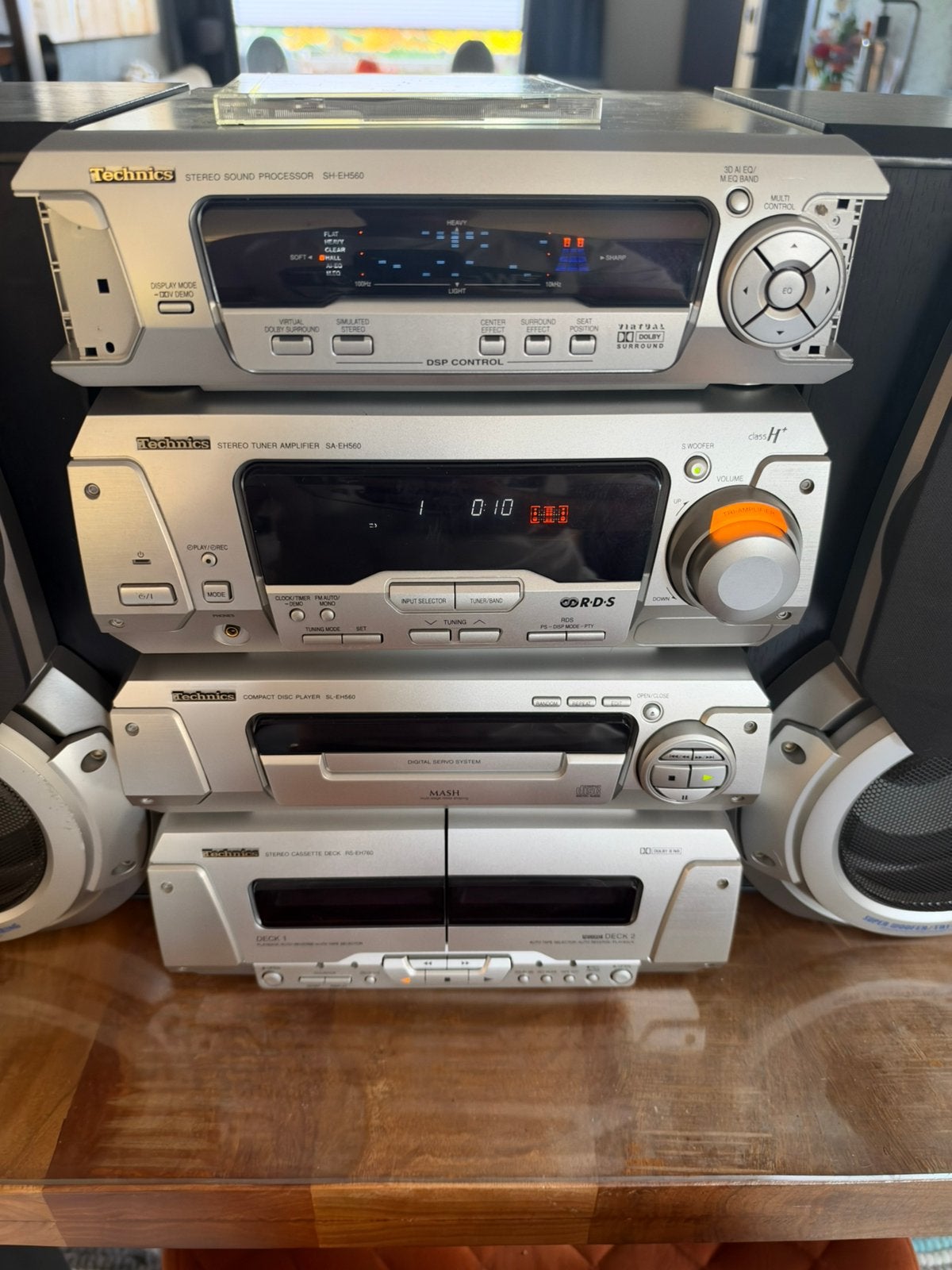 Technics SC-EH760 Hifi-set met speakers en afstandsbediening, TV, Hi-fi & Vidéo, Autres marques, Utilisé, Composants en vrac, Haut-parleurs