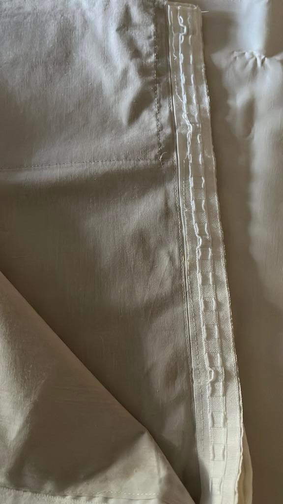 Gordijn verduisterend rail, Ophalen, Zo goed als nieuw, Beige