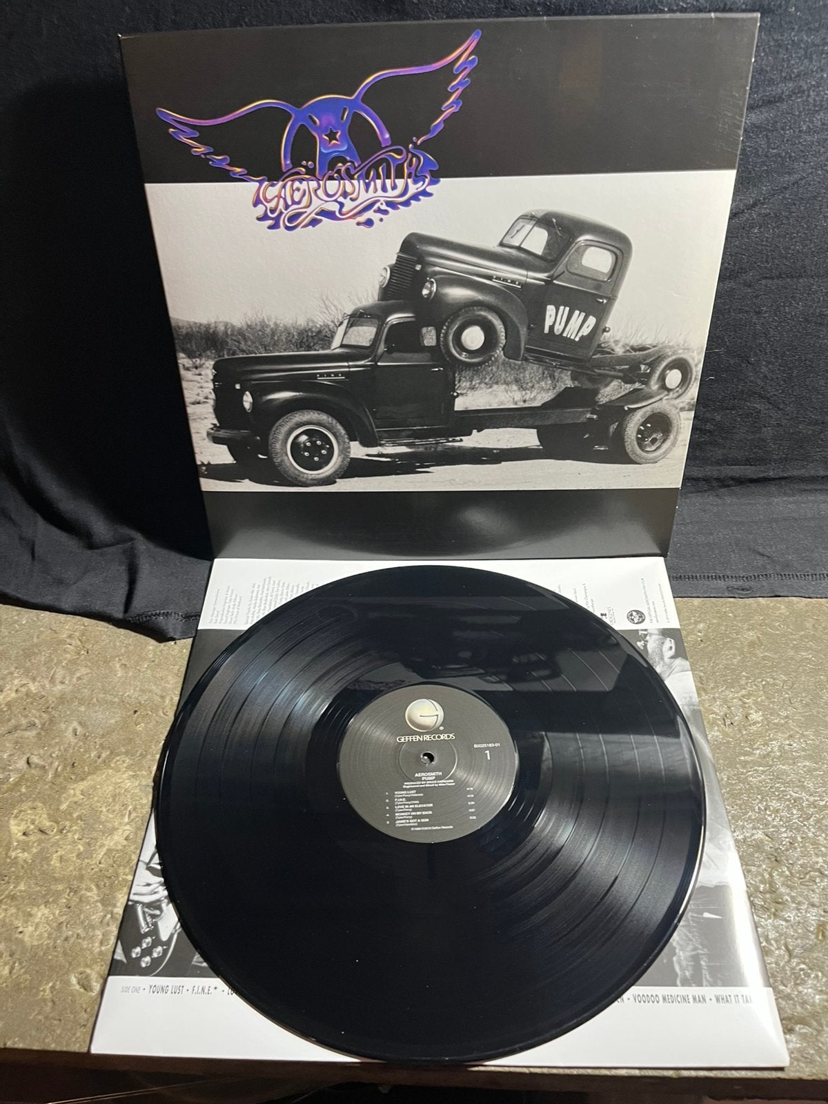 Vinyl lp aerosmith pump, Cd's en Dvd's, Vinyl | Hardrock en Metal, LP, Ophalen of Verzenden, Zo goed als nieuw, Hardrock