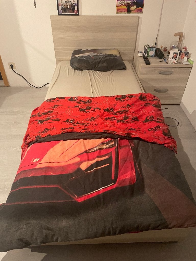 2x 1 persoonsbed, Huis en Inrichting, Ophalen, Gebruikt, 90 cm, Eenpersoons
