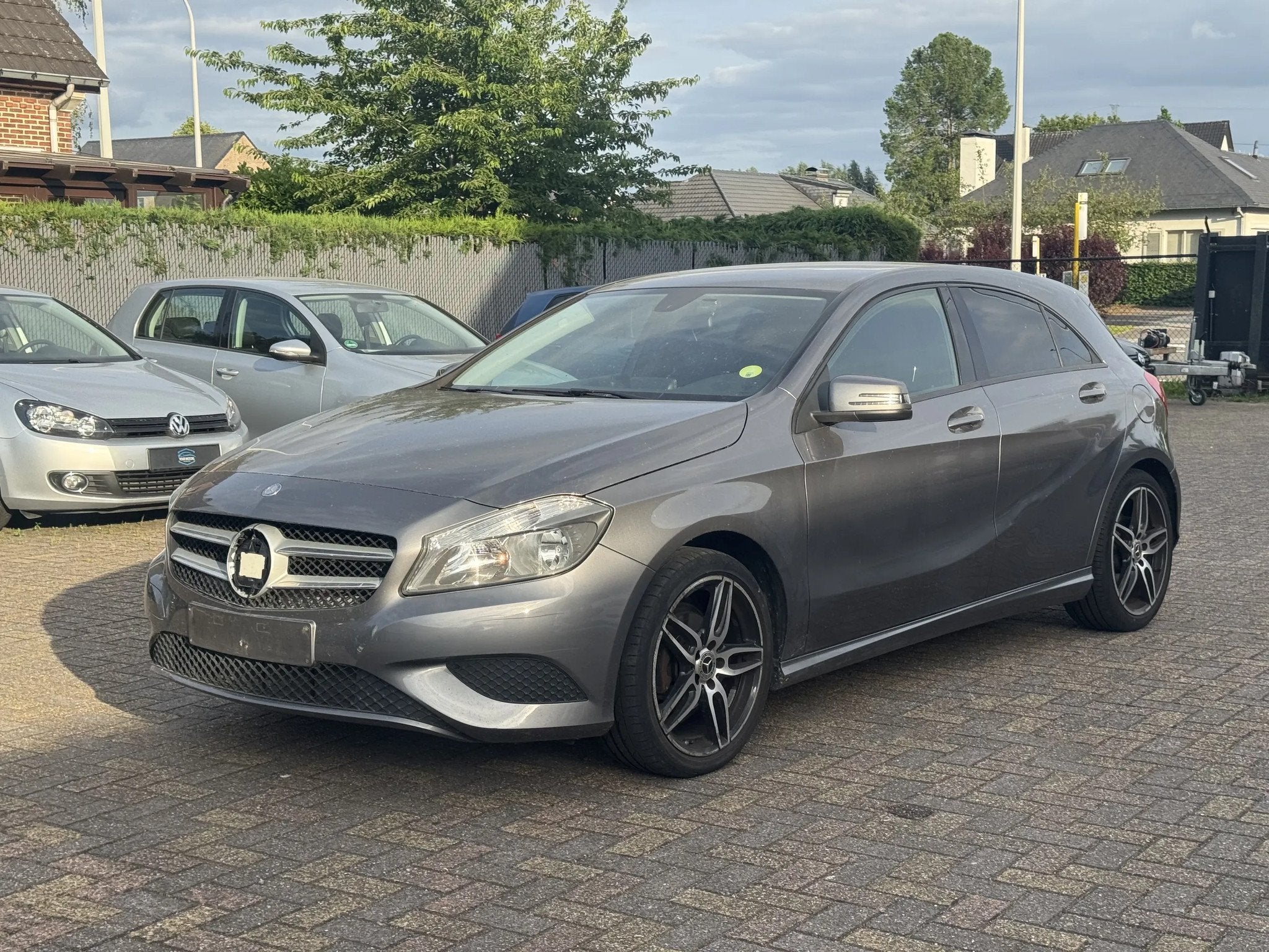 Mercedes-Benz A 160 CDI AMG Pack, Auto's, Gebruikt, Euro 6, 4 cilinders, Leder en Stof