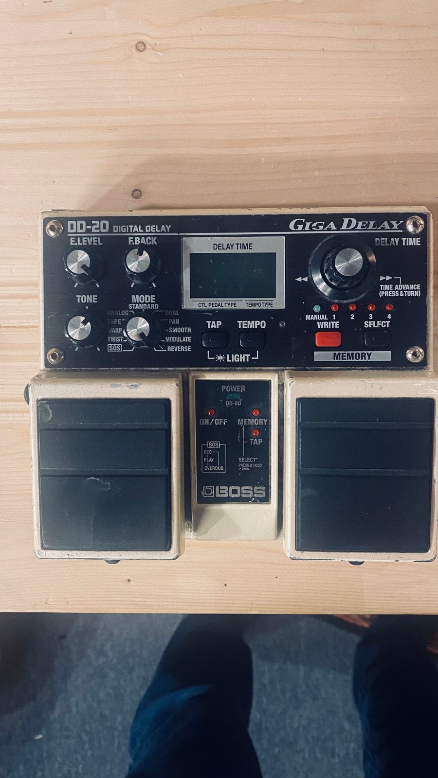Boss DD-20 Giga Delay, Musique & Instruments, Enlèvement ou Envoi, Utilisé, Delay ou Écho