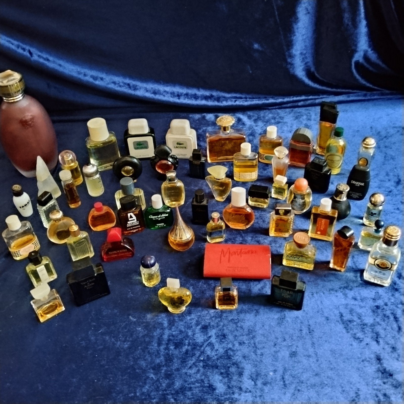 groot lot vintage miniatuur parfums + 1 grote fles zie besch, Collections, Parfums, Enlèvement ou Envoi, Miniature