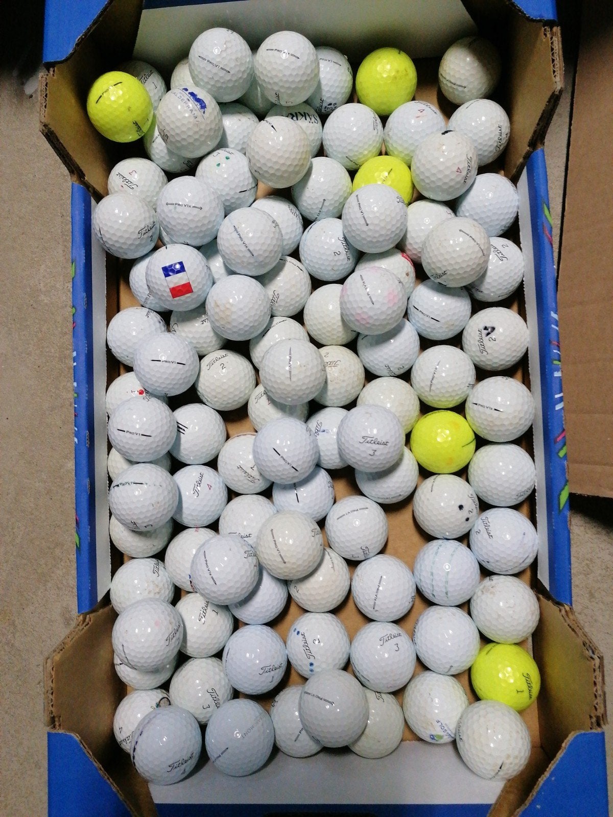 100 Balles Titleist pro VI et pro VIX, Ophalen of Verzenden, Bal(len)