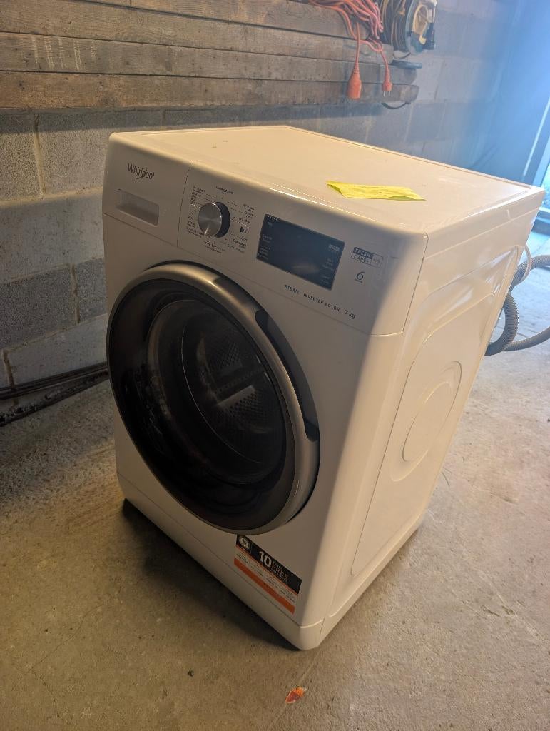Wasmachine Whirlpool FFBBE 7448 BSEV F, Elektronische apparatuur, Wasmachines, Zo goed als nieuw, Voorlader, 6 tot 8 kg, 85 tot 90 cm