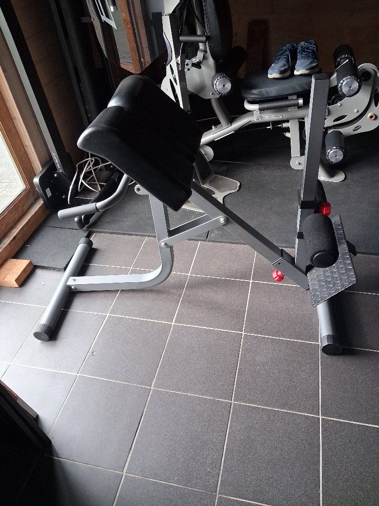 Bodycraft rugtrainer en powerrow, Ophalen, Gebruikt, Metaal, Buik