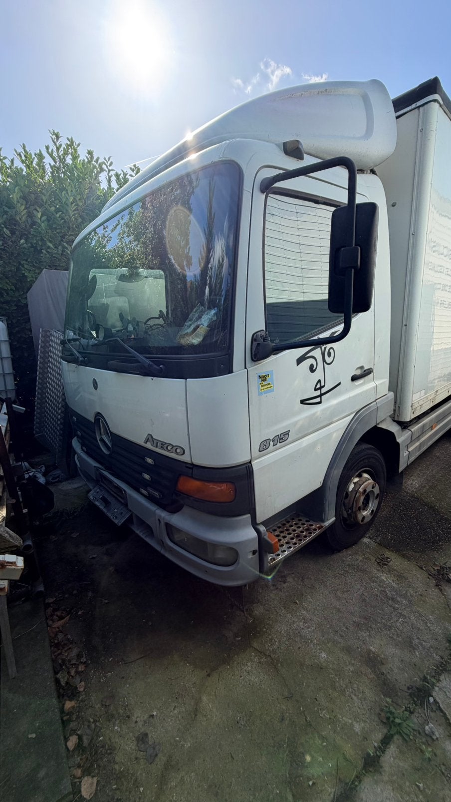 Vrachtwagen mercedes, Autos, Achat, 2 places, Boîte manuelle, Noir
