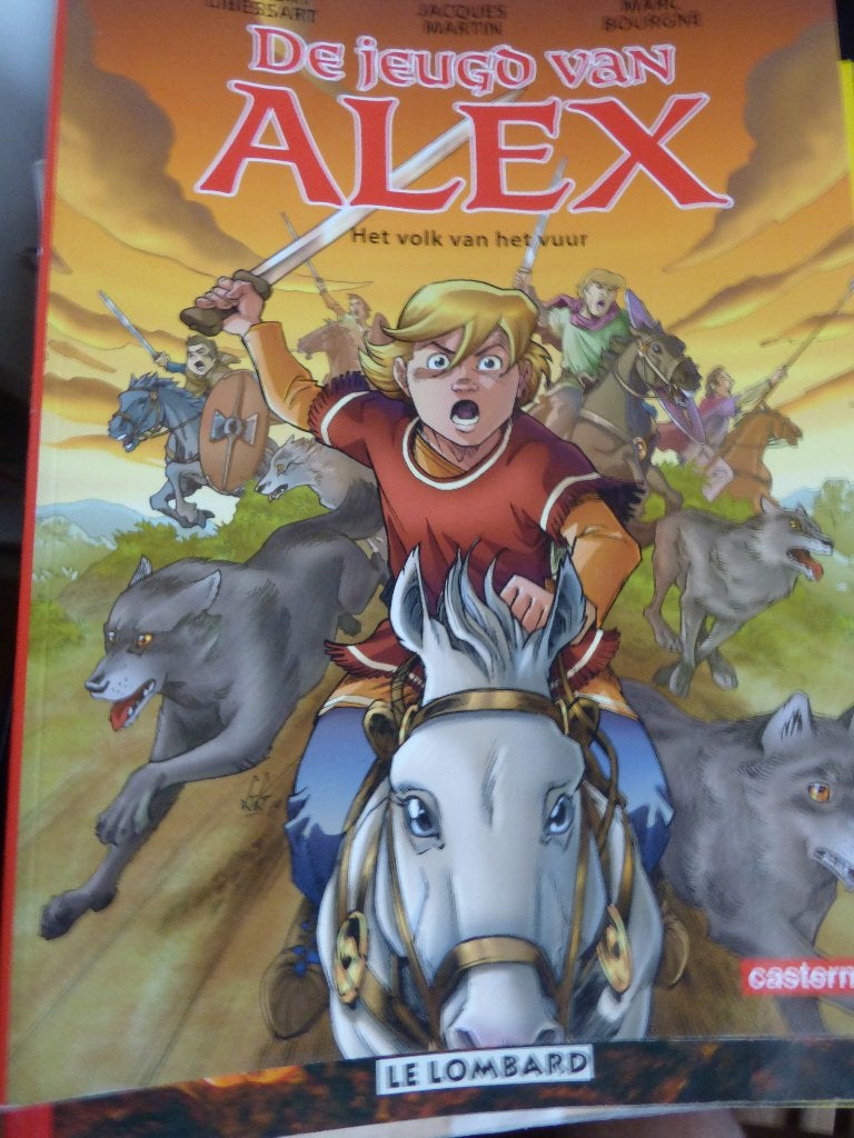 de jeugd van alex ,  het volk van het vuur ,  softcover, Ophalen of Verzenden