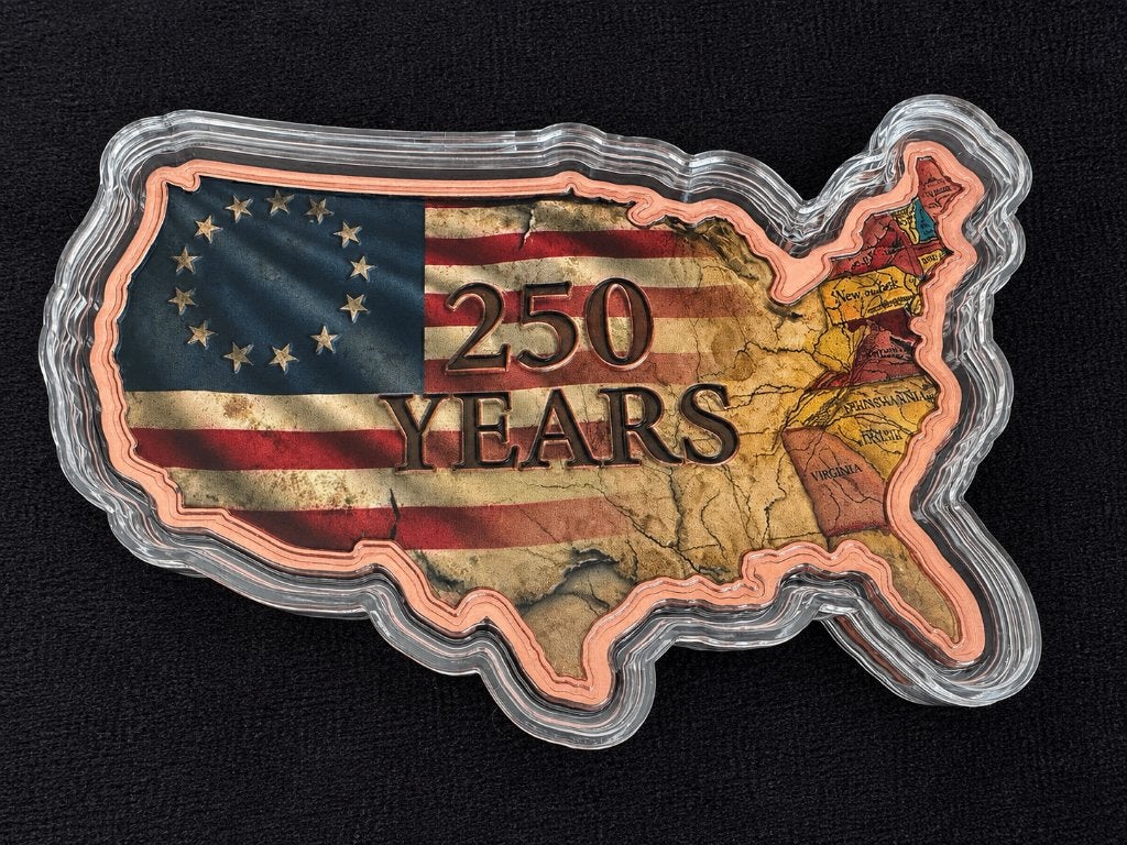 10 oz koper “250th year of Independence USA” Ultra collector, Enlèvement ou Envoi, Cuivre