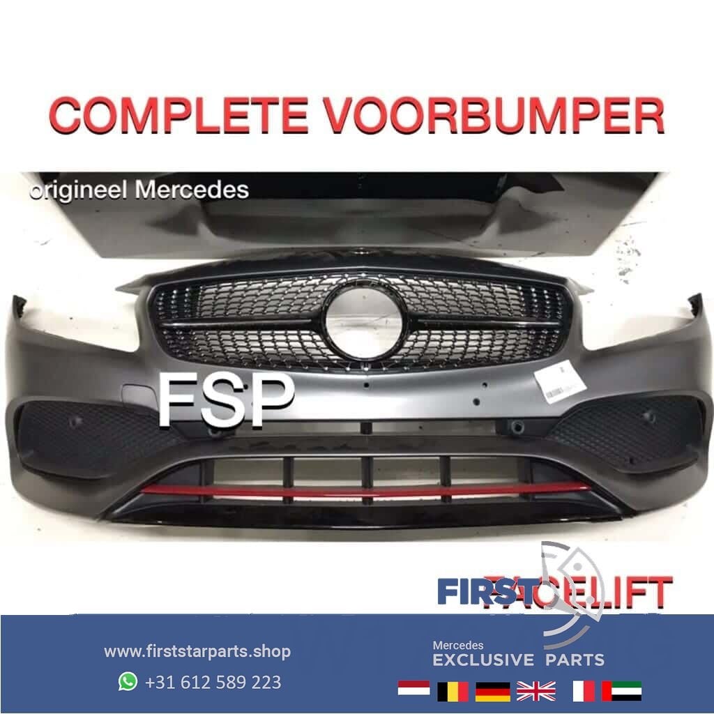 W176 Facelift AMG Voorbumper COMPLEET Mercedes A Klasse 2018, Utilisé, -, Avant, -