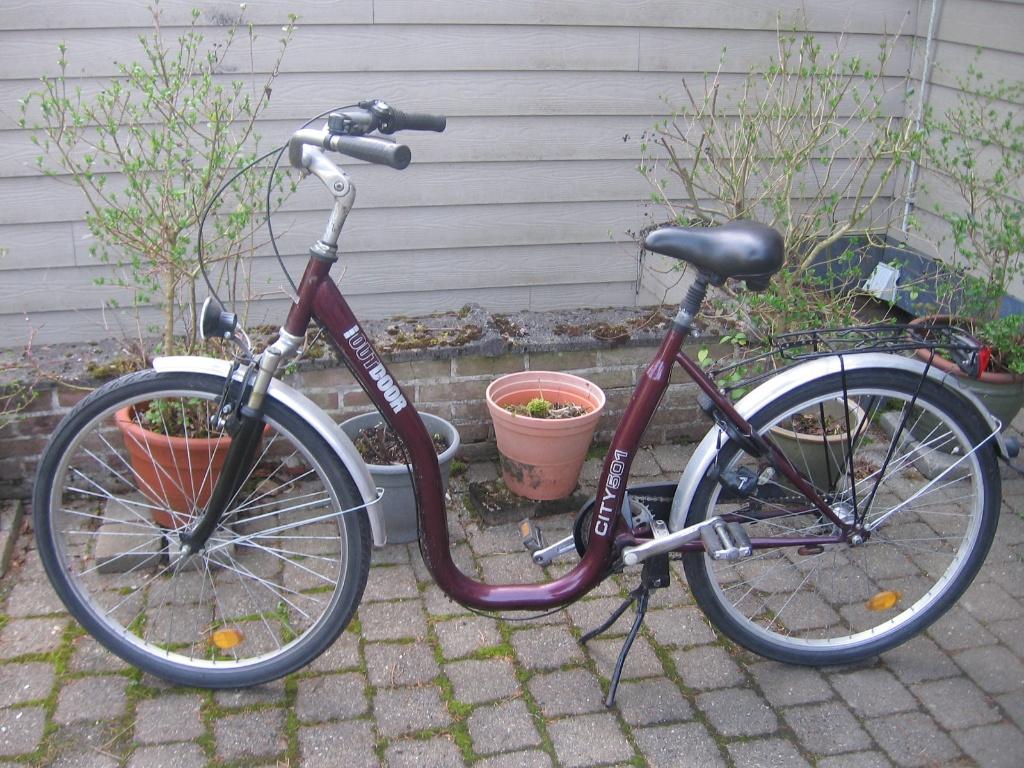 26 inch lage opstap damesfiets met 3 versnellingen ,, Fietsen en Brommers, Gebruikt, 47 tot 50 cm, Versnellingen, Ophalen