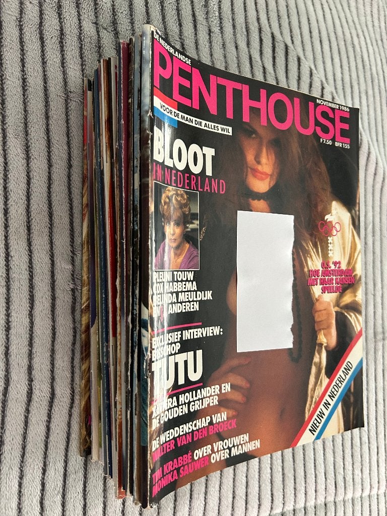 15 Penthouse Magazines (waaronder eerste nrs), Enlèvement ou Envoi, 1980 à nos jours, Journal ou Magazine
