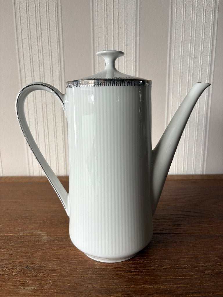 Vintage porseleinen koffiekan Mitterteich Bavaria, Ophalen of Verzenden