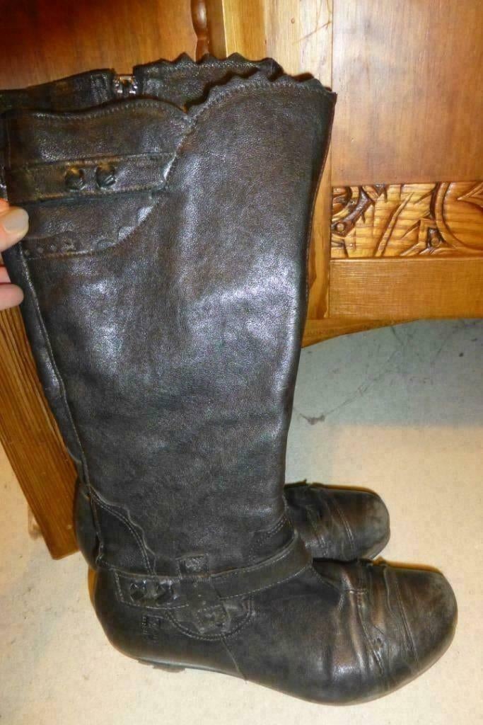 zwarte laarzen van BRAKO maat 36, Kleding | Dames, Schoenen, Hoge laarzen, Zwart, Ophalen of Verzenden, Gedragen
