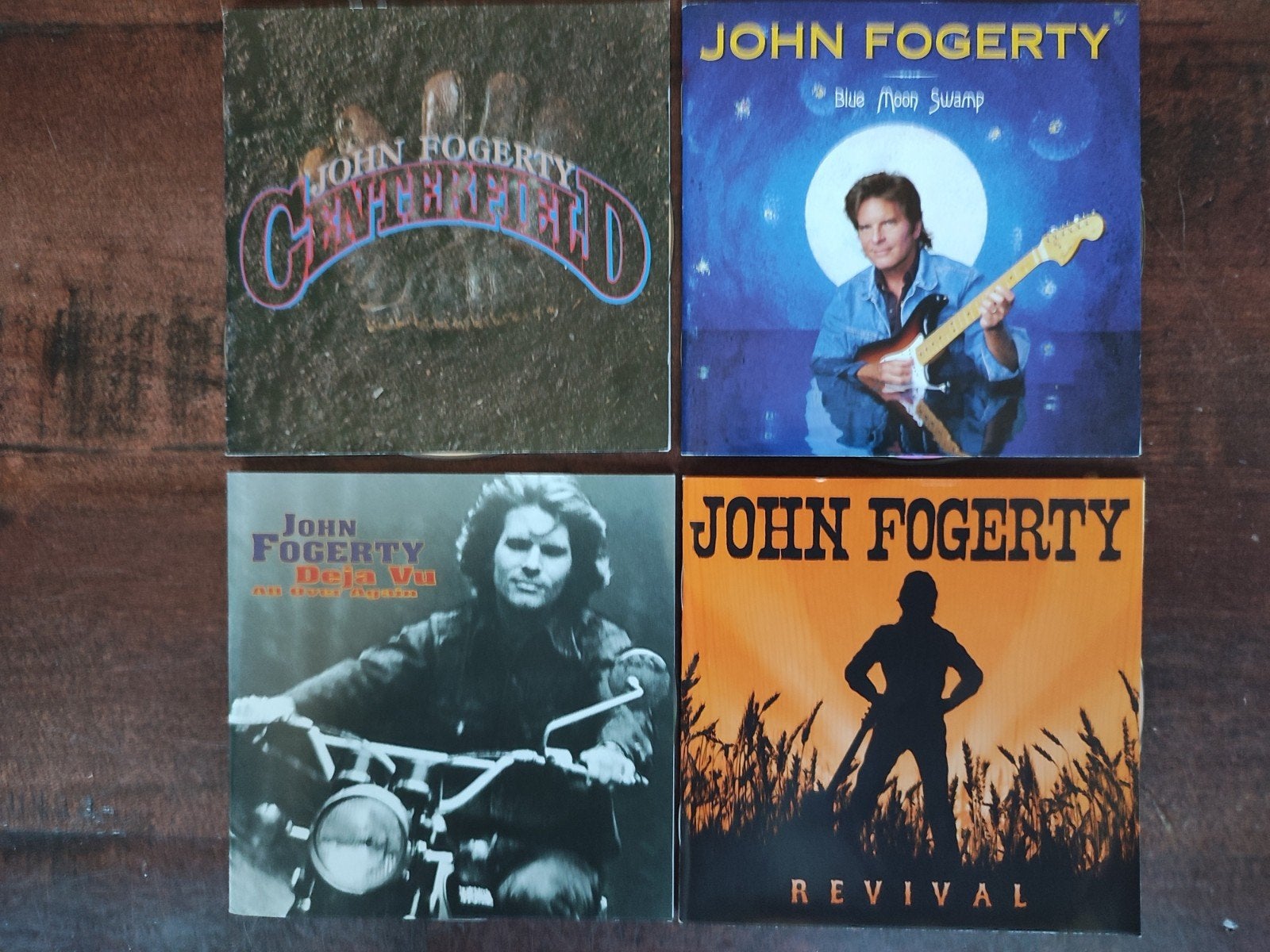 4x CD : JOHN FOGERTY (cd's + inlay, geen doosje/rugzijde), Ophalen of Verzenden, Zo goed als nieuw