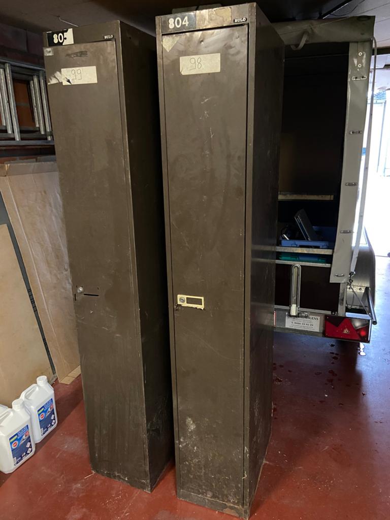 2 enkele locker kasten, Huis en Inrichting, Kasten | Lockerkasten, Ophalen, Gebruikt