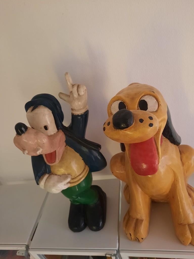 Vintage Disney Walt houten beelden, Ophalen, Donald Duck, Gebruikt, Overige typen