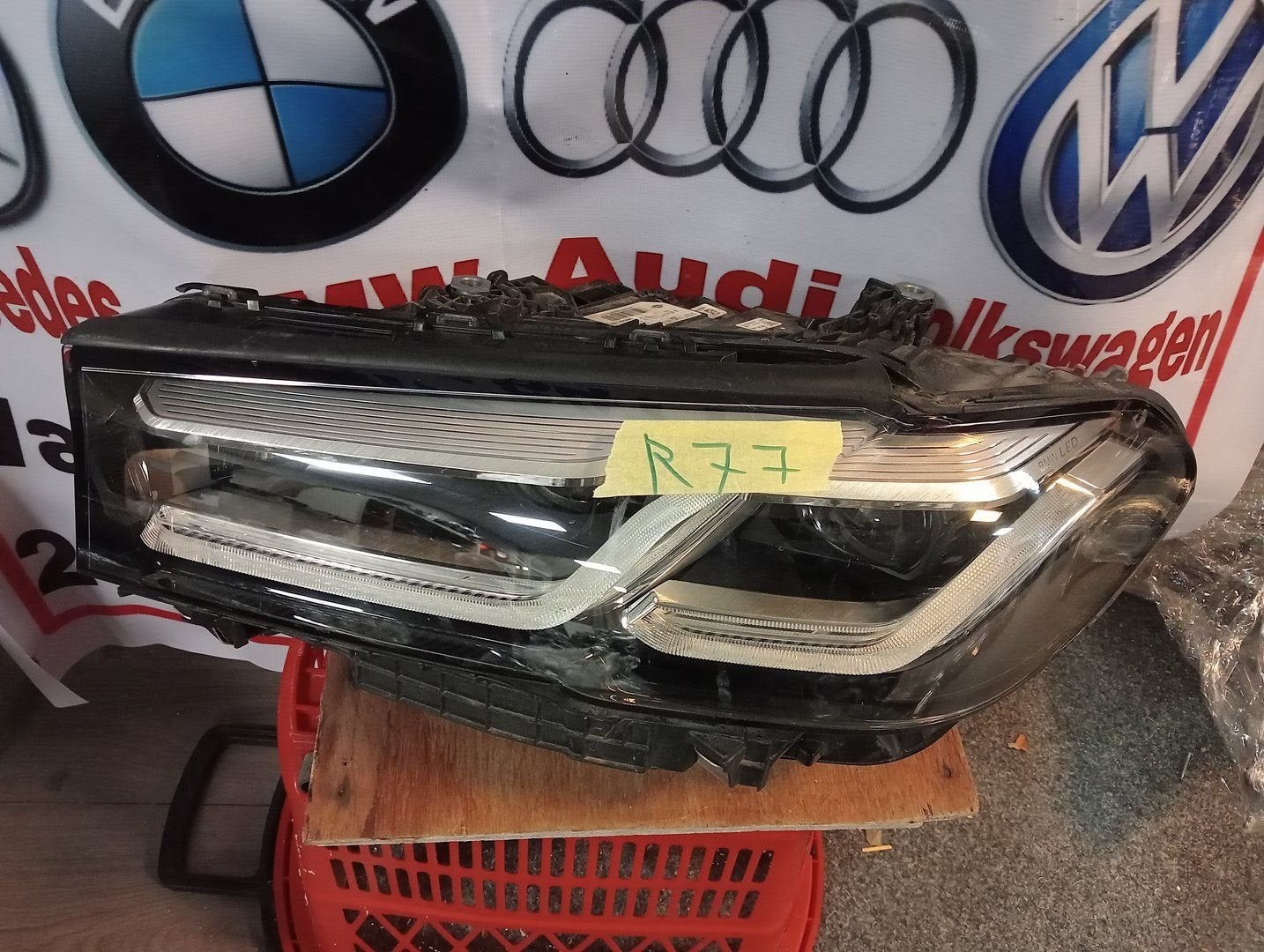 Koplamp BMW 5 Serie G30 G31 LCI VOLL LED LINKS 9850581-05, Auto-onderdelen, Gebruikt, -, -, Ophalen of Verzenden